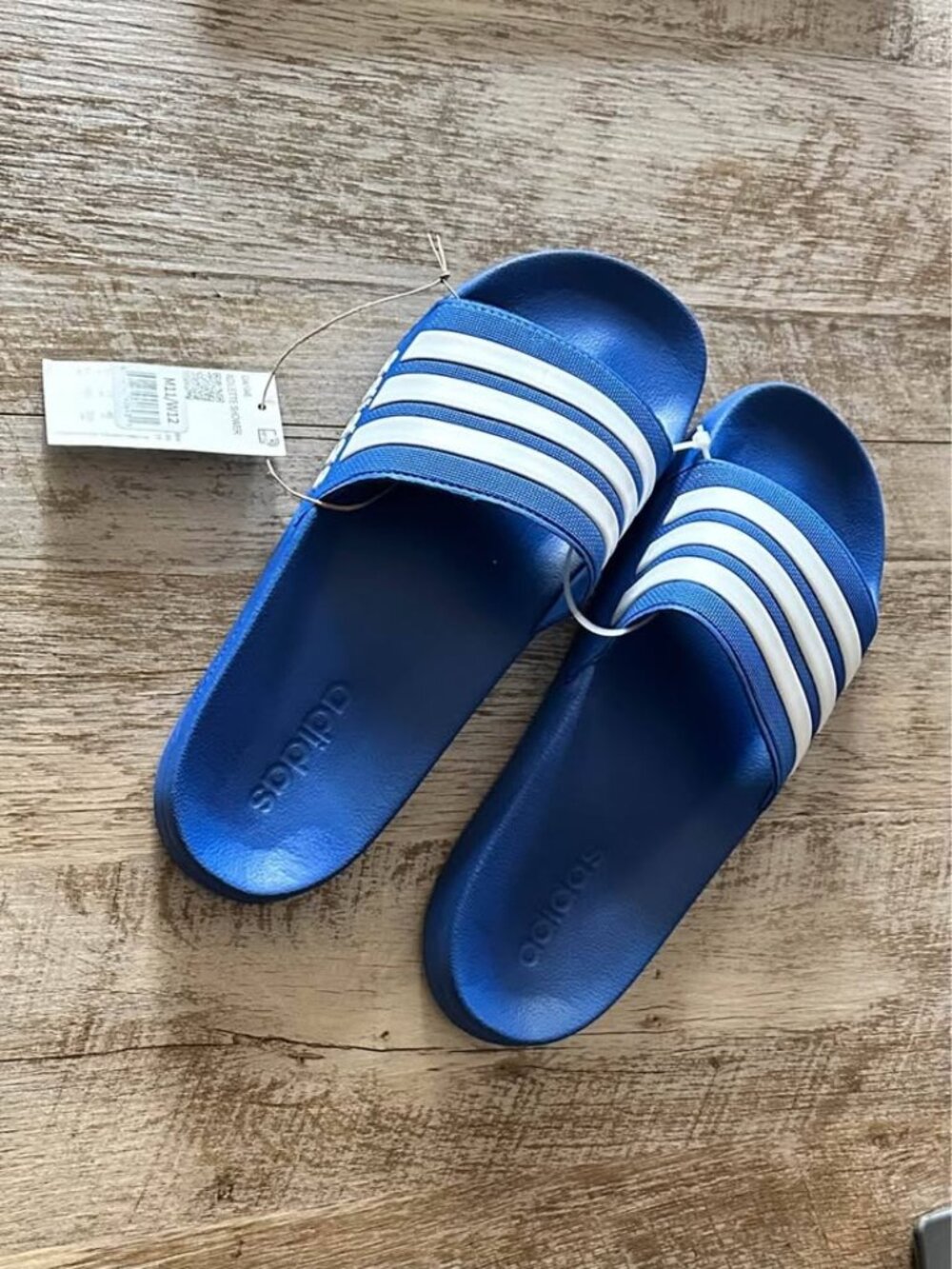 Adidas Adilette Shower Slides Size M11/W12